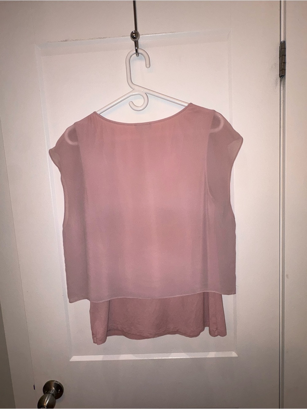 le château Blush Pink Layered Sleeveless Camisole - Picture 2 of 3